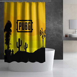 Шторка для душа PUBG: Mexican Tradition, цвет: 3D-принт — фото 2