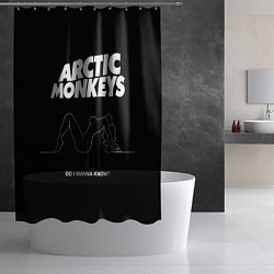 Шторка для душа Arctic Monkeys: Do i wanna know?, цвет: 3D-принт — фото 2