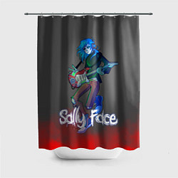 Шторка для душа Sally Face: Rock Star, цвет: 3D-принт