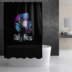 Шторка для душа Sally Face: Dead Smile, цвет: 3D-принт — фото 2