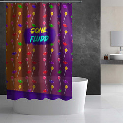 Шторка для душа Gone Fludd art 5, цвет: 3D-принт — фото 2