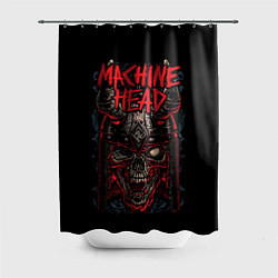 Шторка для душа Machine Head: Blooded Skull, цвет: 3D-принт