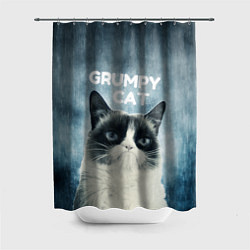 Шторка для душа Grumpy Cat, цвет: 3D-принт