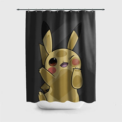 Шторка для душа Pikachu, цвет: 3D-принт