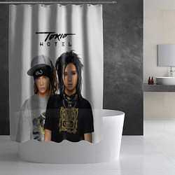 Шторка для душа Tokio Hotel - poster, цвет: 3D-принт — фото 2
