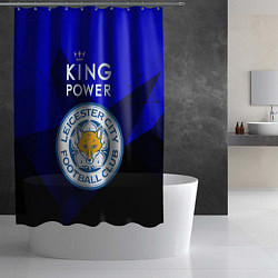 Шторка для душа Leicester City, цвет: 3D-принт — фото 2