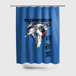 Шторка для душа Taekwondo, цвет: 3D-принт