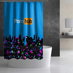 Шторка для душа PornHub, цвет: 3D-принт — фото 2