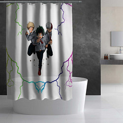 Шторка для душа Моя Геройская Академия, цвет: 3D-принт — фото 2