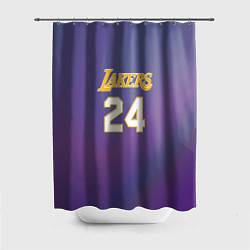 Шторка для душа Los Angeles Lakers Kobe Brya, цвет: 3D-принт