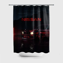 Шторка для душа NISSAN, цвет: 3D-принт