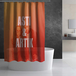 Шторка для душа Artik & Asti, цвет: 3D-принт — фото 2