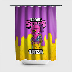 Шторка для душа BRAWL STARS TARA, цвет: 3D-принт