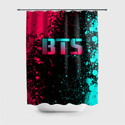 Шторка для душа BTS, цвет: 3D-принт