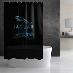 Шторка для душа Jaguar, цвет: 3D-принт — фото 2