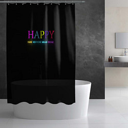 Шторка для душа HAPPY, цвет: 3D-принт — фото 2