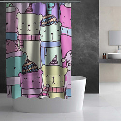 Шторка для душа Каваи, цвет: 3D-принт — фото 2