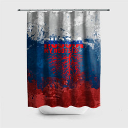 Шторка для душа Russia my roots, цвет: 3D-принт