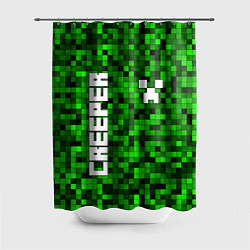 Шторка для душа MINECRAFT CREEPER, цвет: 3D-принт