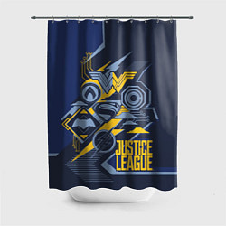 Шторка для душа Justice League, цвет: 3D-принт