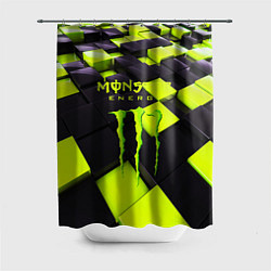 Шторка для душа MONSTER ENERGY, цвет: 3D-принт