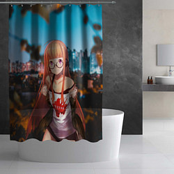 Шторка для душа Футаба, цвет: 3D-принт — фото 2