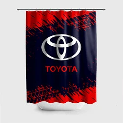 Шторка для душа TOYOTA ТОЙОТА, цвет: 3D-принт