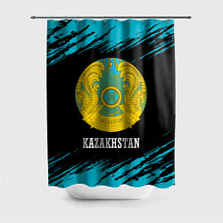 Шторка для душа KAZAKHSTAN КАЗАХСТАН, цвет: 3D-принт