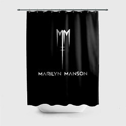 Шторка для душа Marilyn Manson, цвет: 3D-принт