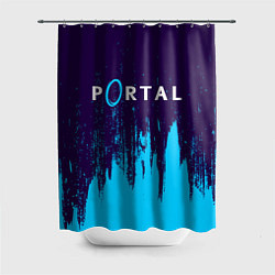 Шторка для душа PORTAL ПОРТАЛ, цвет: 3D-принт