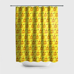 Шторка для душа Pikachu БОМБИНГ, цвет: 3D-принт