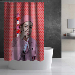 Шторка для душа BTS Ким Тэ Хён, цвет: 3D-принт — фото 2