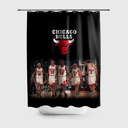 Шторка для душа CHICAGO BULLS 3, цвет: 3D-принт