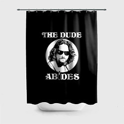 Шторка для душа The dude ABIDES, цвет: 3D-принт