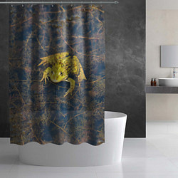 Шторка для душа Лягушка, цвет: 3D-принт — фото 2