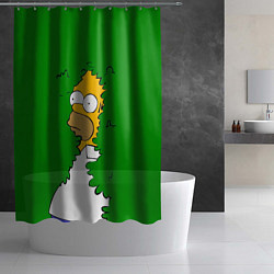 Шторка для душа Мем с Гомером, цвет: 3D-принт — фото 2