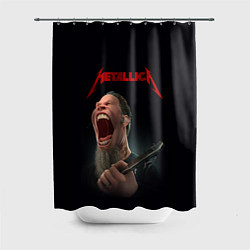 Шторка для душа James Alan Hetfield METALLICA Z, цвет: 3D-принт