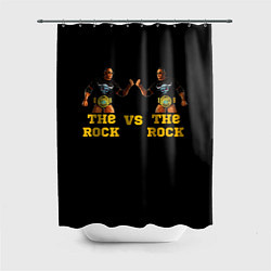Шторка для душа The ROCK VS The ROCK, цвет: 3D-принт