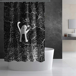 Шторка для душа Ъуъ съука, цвет: 3D-принт — фото 2