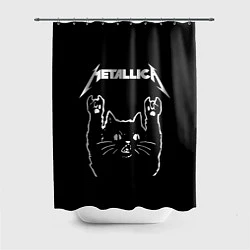 Шторка для душа METALLICA МЕТАЛЛИКА, цвет: 3D-принт