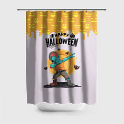 Шторка для душа Dab zombie halloween, цвет: 3D-принт