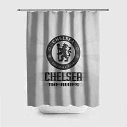 Шторка для душа Chelsea FC Graphite Theme, цвет: 3D-принт
