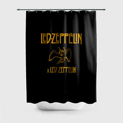 Шторка для душа Led Zeppelin x Led Zeppelin, цвет: 3D-принт