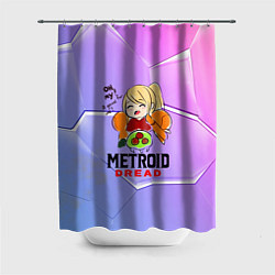 Шторка для душа Metroid Dread Самус Аран, цвет: 3D-принт