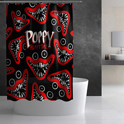 Шторка для душа Poppy Playtime Huggy Wuggy Smile, цвет: 3D-принт — фото 2