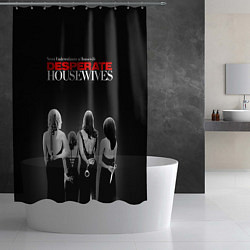 Шторка для душа Desperate Housewives - стоят спиной, цвет: 3D-принт — фото 2