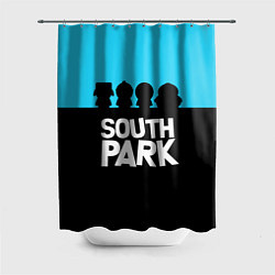 Шторка для душа Южный парк персонажи South Park, цвет: 3D-принт