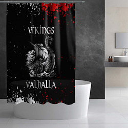 Шторка для душа Викинги: Вальхалла Vikings: Valhalla, цвет: 3D-принт — фото 2