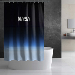 Шторка для душа NASA с МКС, цвет: 3D-принт — фото 2