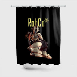 Шторка для душа Fallout - RobCo, цвет: 3D-принт